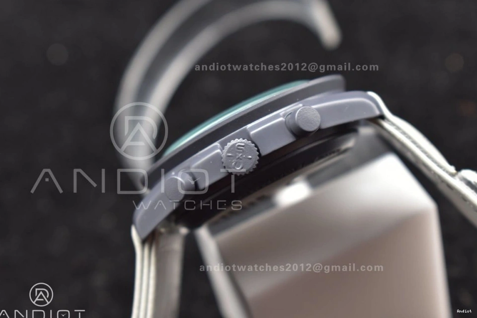 Moonwatch Mercury Strap Mission Omega on Nylon Quartz Swatch to Bioceramic x 0317